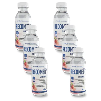 Zdjęcie produktu dla 6x RECOMED® DRINK kompletne źródło pożywienia smak truskawka Activlab Pharma