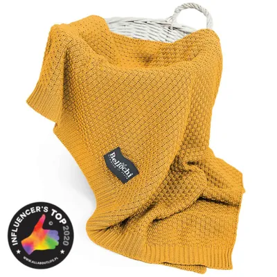 Obrázok produktu pre Bellochi detská deka - 100% bambus - mäkká - 100x80 cm - Musta