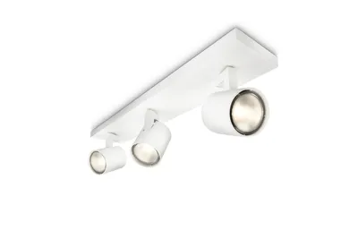 Produktbild von Philips myLiving Runner Decken-/Wandspot, 3x, Strahler Oberflächenbeleuchtung, GU10, 3 Glühbirne(n), LED, 220-240 V, Weiß