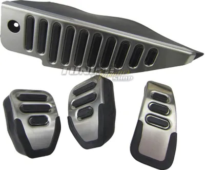 Produktbild von Original Audi Edelstahl Pedale + Fußstütze Stütze Audi A4 S4 8E B6 B7 8H = RHD