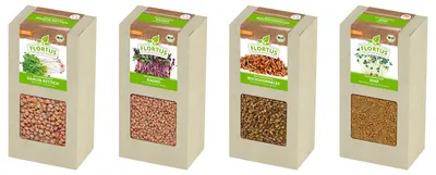 Produktbild von Keimsprossen Archiv - Die schärfsten Sprossen (4 Sorten) | Keimsprossen Sets von FLORTUS, Menge:800 g
