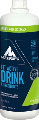 Produktbild von Multipower Fit Active Drink Concentrate- 1000 ml Grüner Apfel