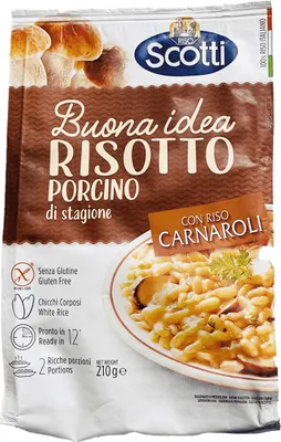 Produktbild von Scotti Risotto al Porcino / Steinpilze 210 gr.