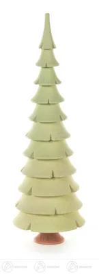 Produktbild von Massivholzbaum hellgrün (21cm) von Dregeno Seiffen