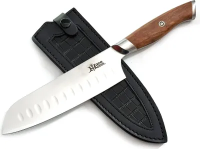 Produktbild von Macemaker Venedig SanMai Santoku mit Lederetui