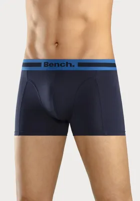 Produktbild von Bench Boxer Boxershorts für Herren 4 -teilig navy-blau, navy-grau-meliert, navy-rot, navy-weiß Größe M
