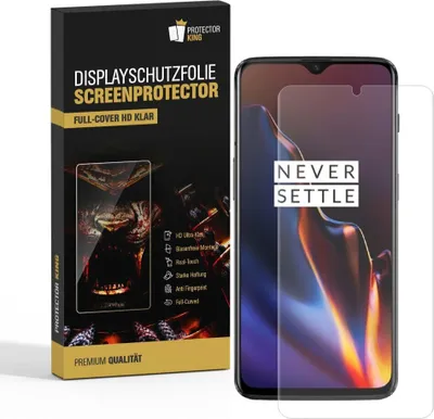 Produktbild von 4x Displayfolie für One Plus 7 FULL COVER Displayschutzfolie Display HD KLAR