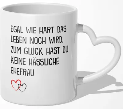 Produktbild von 22Feels Ehemann Geschenk Erster Hochzeitstag Kaffeetasse Männer Ehepartner Tasse Valentinstag für Ihn Geburtstag Weihnachten Liebe Hochzeitsjubiläum (Herzhenkel Weiss)