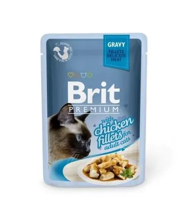 Produktbild von Brit Beutel Soße mit Hühnerfilets 85 g