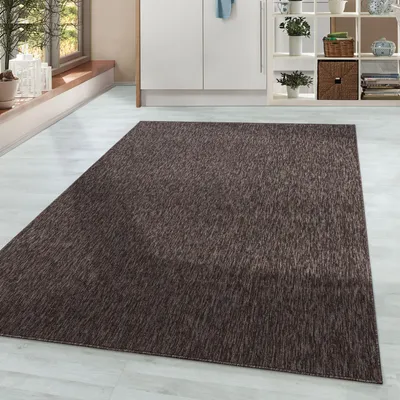 Zdjęcie produktu dla Homebyhome Dywan pętelkowy z krótkim włosiem – jednolity wzór, nowoczesny i łatwy w pielęgnacji do salonu, wymiary: 80 x 250 cm