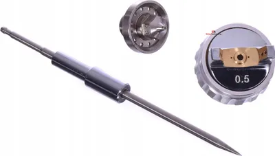 Image de Buse Avec Kit D'aiguilles Pour Pistolet À Peinture Auarita H-921 0,5 Mm