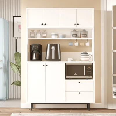 Produktbild von Skye Decor, RE5-W, Mehrzweckschrank, Weiß, 100 % MELAMINBESCHICHTETE SPANPLATTEN, 120 x 35,5 x 180 cm