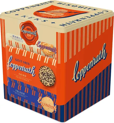 Produktbild von Coppenrath Feingebäck Jubiläumsdose mit knuspriger Konsistenz 1200g