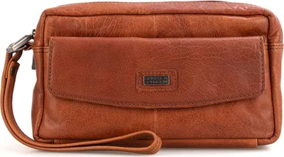 Produktbild von SPIKES & SPARROW Leder Kulturbeutel Bronco Toiletry Bag Brandy braun