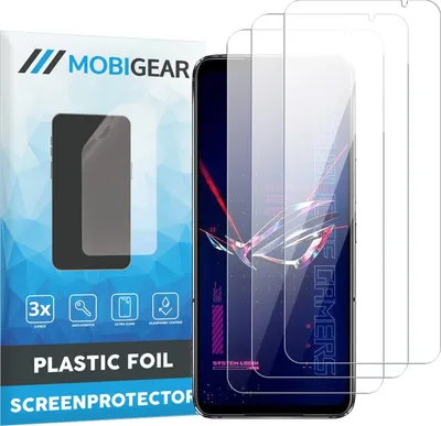 Produktbild von Mobigear  ASUS ROG Phone 6 Displayschutz Schutzfolie - Hüllenfreundlich (3er Pack)