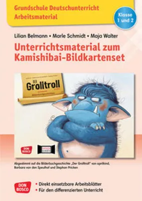Immagine prodotto di Grundschule Deutschunterricht. Unterrichtsmaterial zum Kamishibai-Bildkartenset: Der Grolltroll