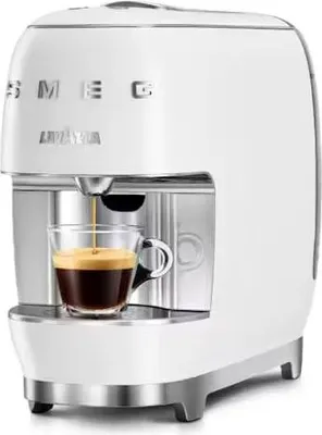Produktbild von Lavazza A Modo Mio Kaffeemaschine Weiß Retro Style mit Kapseln 18001432