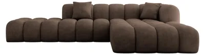 Produktbild von ALTDECOR Ecksofa in L-Form OLEA-L2 - 289x176x71 cm Braun - Corner Sofa Bett Eckcouch Couch Wohnlandschaft Cauchsofa