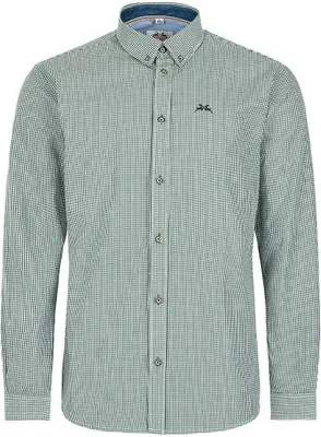 Produktbild von MADDOX Kariertes Trachtenhemd Button Down - Hemd-47 | Grün Größe: XS