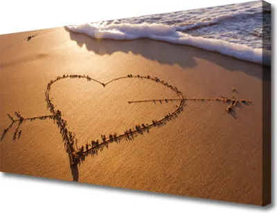 Produktbild von Tulup Leinwand-Bilder 100x50 Wandbild Canvas Kunstdruck Strand Kunst