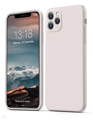 Immagine prodotto di Custodia in silicone liquido ultrafine per iPhone 11 Pro con protezione per lo schermo