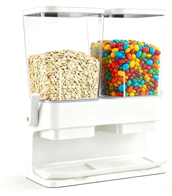 Müslidispenser 2er-Set, 3 l, luftdicht, transparent