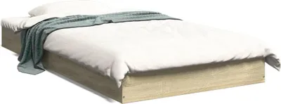 Obrázok produktu pre vidaXL Rám postele bez matraca Sonoma dub 100x200 cm materiál na báze dreva