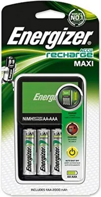 Image de ENERGIZER Maxi ACCU HR6 POW battery charger + 2 AA 2000 mAh batteries