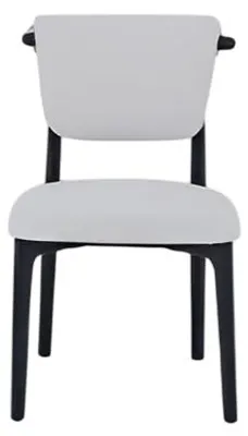 Image de Élégante chaise blanche de salle à manger Chaises rembourrées pour la salle à manger et la cuisine