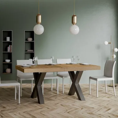Produktbild von ITAMOBY - Ausziehtisch 180/440x90 cm Traffic Eiche Natur Tischbeine Anthrazit