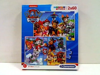 Zdjęcie produktu dla Cle Puzzle 2X60 Psi Patrol Super Kolor 21617