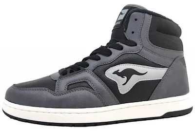 Imagen del producto de KangaRoos K-Slam Point Mid: Zapatos de senderismo para hombre, tipo bota, con cordones, color gris, para uso casual