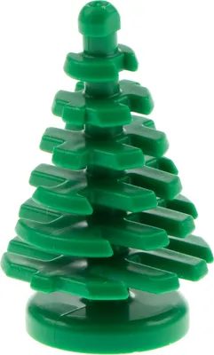 Produktbild von 1x Lego Pflanze Baum Tanne Pinie Kiefer 2x2x4 grün klein Typ3 6268823 2435