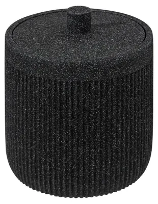Produktbild von Wattepads- und Wattestäbchenbehälter ONYX, Schiefer, Ø 9,9 cm
