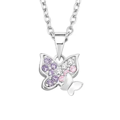 Produktbild von Prinzessin Lillifee Kette Schmetterlinge aus Sterlingsilber Zirkonia