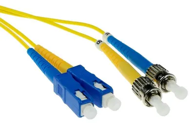Productafbeelding van ACT SC-ST 9/125µm OS1 dubbelkernkabel, 1,50 meter (RL2951). 1,5 meter, 1,5 m, SC, ST