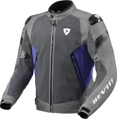 Obrázok produktu pre Revit Control Air H2O nepremokavá textilná bunda na motorku, šedá/modrá, M