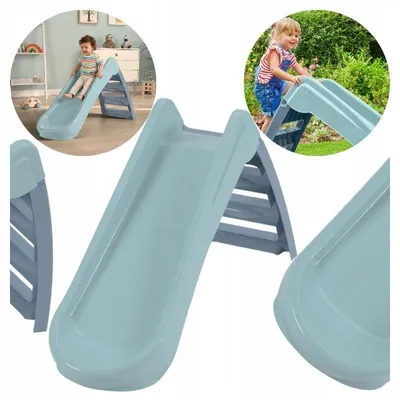 Produktbild von Zusammenklappbare Gartenrutsche Für Den Garten Und Das Haus, Für Kinder, Rutschlänge 130 Cm