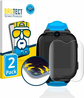 Produktbild von 2x BROTECT Fullscreen Schutzfolie für Xplora XGO2 Displayschutz Folie Fullcover Klar Transparent