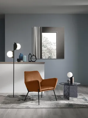 Image de Gin Fauteuil en velours noir