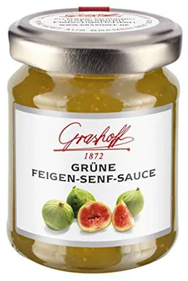 Zdjęcie produktu dla Grashoff Green Fig Mustard Sauce owocowo-pikantny sos barbecue 125ml
