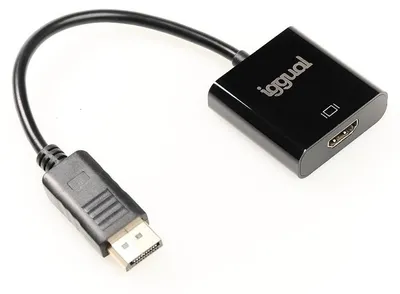 Imagen del producto de iggual Adaptador DisplayPort (M) a HDMI (H)