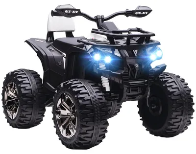 Zdjęcie produktu dla Elektryczny quad dla dzieci w wieku 3-5 lat, prędkość: 3-8 km/h | Kolor: Biały | Wymiary: 65x100x73 cm