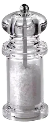 Produktbild von Transparente manuelle Salz- und Pfeffermühle mit einstellbarer Grobheit