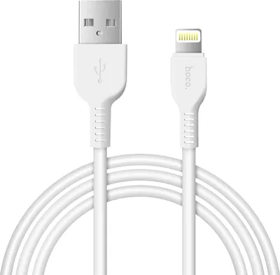 Produktbild von Hoco USB Kabel X20 - 3m Lightning Ladekabel verstärkte Kabelführung Datenkabel Handykabel in Weiss