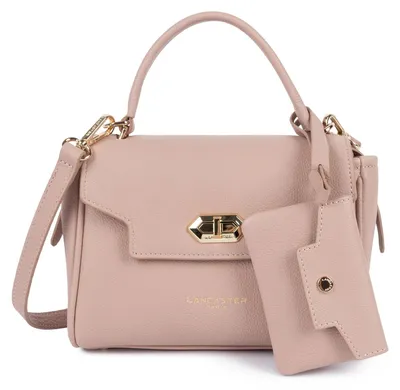 Image de Lancaster Sac à main A rabat avec fermoir S Mademoiselle Grace Nude