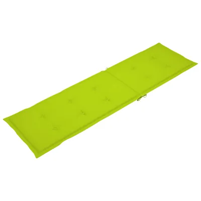 Immagine prodotto di vidaXL Cuscino per sedia a sdraio verde chiaro (75+105)x50x4 cm