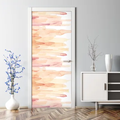 Produktbild von Dekorative Türfolie selbstklebend Klebefolie Aufkleber Abnehmbarer Aquarell Abstraktion 77 x 200 cm