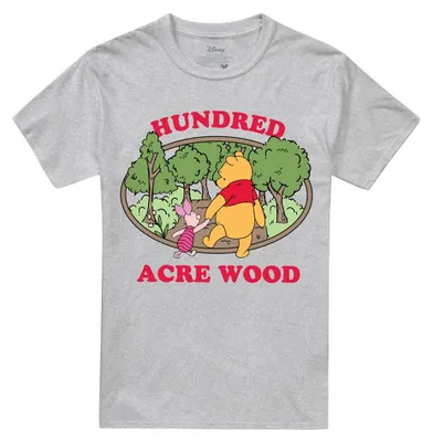 Productafbeelding van Winnie de Pooh - "Honderd Akkers Bos" T-shirt voor heren/dames, uni model, TV33974 (maat S) (sportieve heatherkleur)