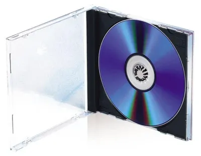 Zdjęcie produktu dla Pojemniki na płyty CD, przeźroczyste, na 5 płyt
